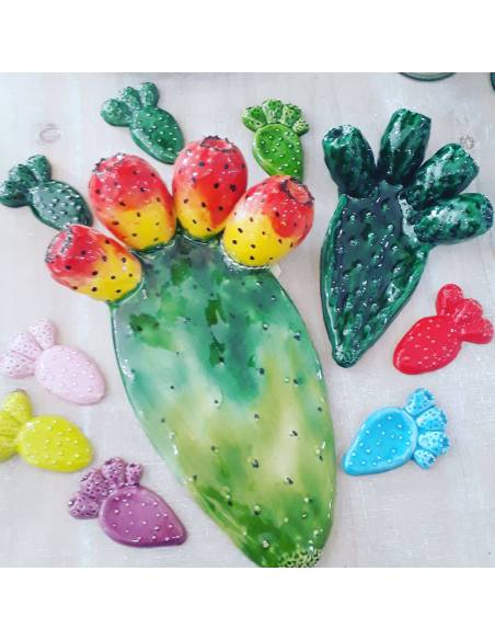 Bomboniere fico d'india ceramica colorate| Sindy Bomboniere