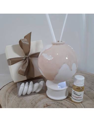 Bomboniera mappamondo profumatore luce led tutto incluso