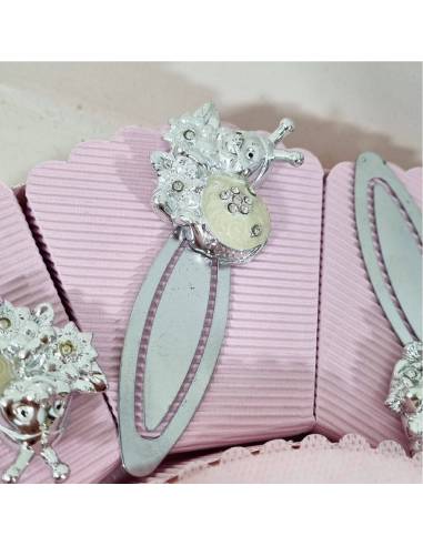 Torta bomboniere Animaletti fermalibro bimba | Sindy Bomboniere