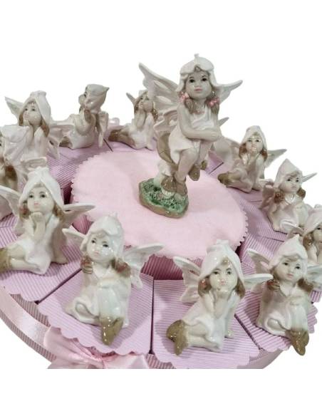 Torta di bomboniere fate in porcellana offerta