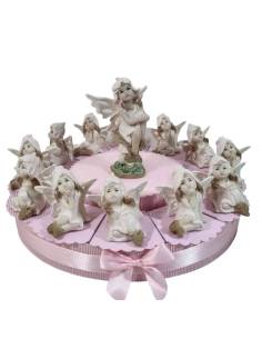 Torta di bomboniere fate in porcellana offerta 2