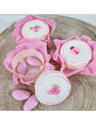 Portaconfetti nascita bimba offerta online 100 pezzi