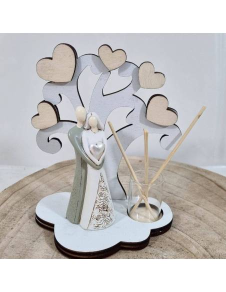 Bomboniere matrimonio albero della vita innamorati profumatore| Sindy Bomboniere