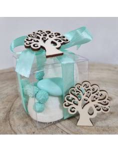 Decorazione in legno albero della vita per bomboniere fai da te