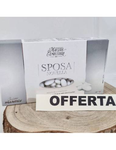 Confetti alla mandorla bianchi maxtris