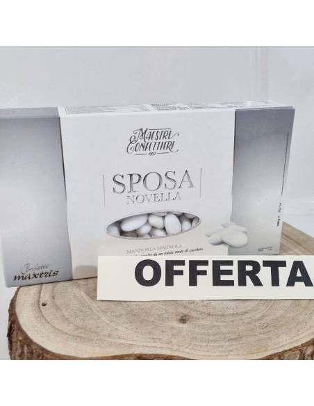 Confetti alla mandorla bianchi maxtris