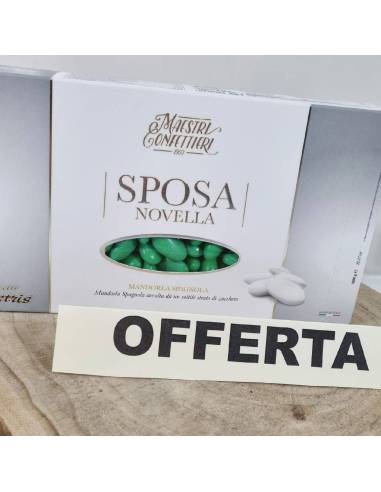 Confetti Maxtris verdi alla mandorla