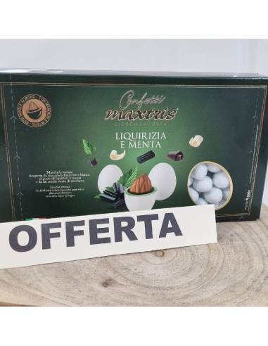 Confetti alla mandorla MAXTRIS liquirizia e menta