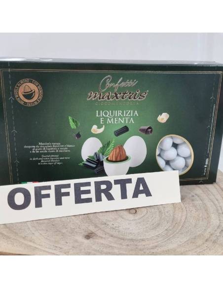 Confetti alla mandorla MAXTRIS liquirizia e menta