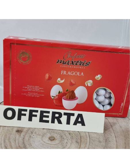 Confetti Maxtris ciocomandorla alla fragola