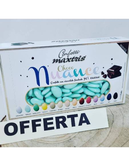 Confetti verde tiffany offerta Maxtris| Sindy Bomboniere