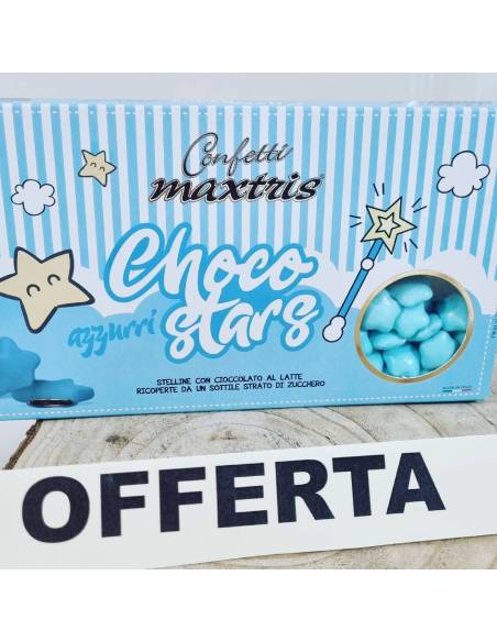 Confetti maxtris stelle azzurre per confettata