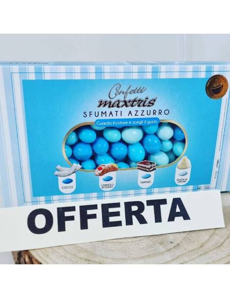 Confetti MAXTRIS SFUMATI AZZURRO