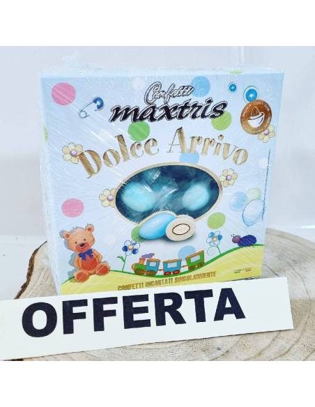 Confetti MAXTRIS confettata nascita imbustati singolarmente