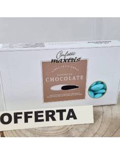 confetti azzurri maxtris per confettata battesimo maschietto