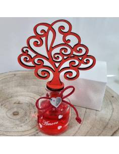 Bomboniera profumatore albero della vita rosso gioia amore e sogni 2