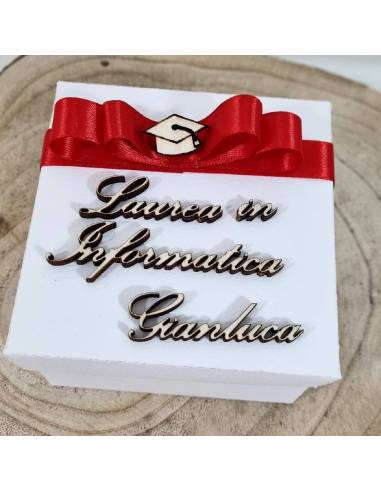 Bomboniere laurea personalizzate scatola confetti per ogni evento