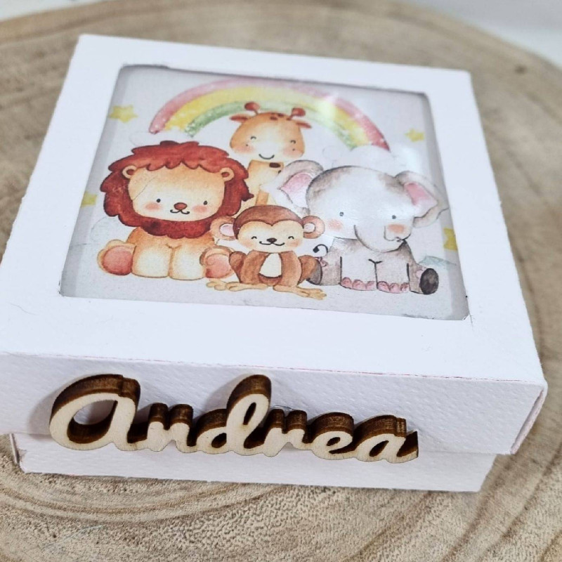 Scatoline Safari per confettata tema giungla