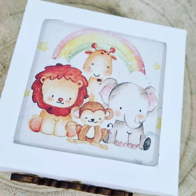 Scatoline Safari per confettata tema giungla