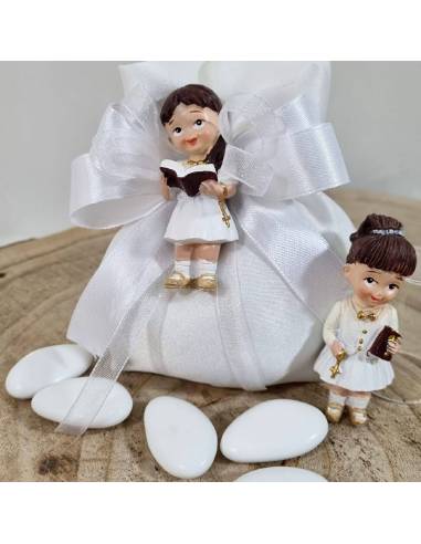 Sacchetti Comunione bambina calamita con vangelo
