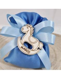 Sacchetti nascita cavalluccio nome bimbo| Sindy Bomboniere