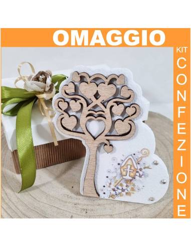Bomboniere Cresima albero della vita immagine sacra