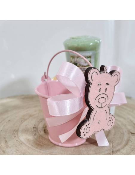 Candele profumate bomboniere Battesimo bimba Yankee