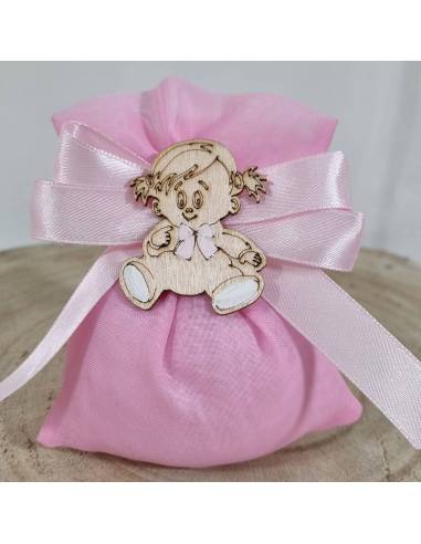 Sacchettini nascita economici bimba completi e confezionati