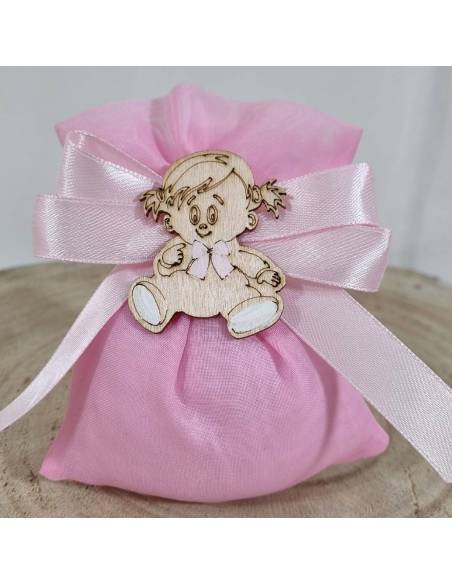 Sacchettini nascita economici bimba completi e confezionati