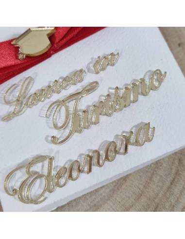Bomboniere per laurea personalizzate con il tipo di facoltà