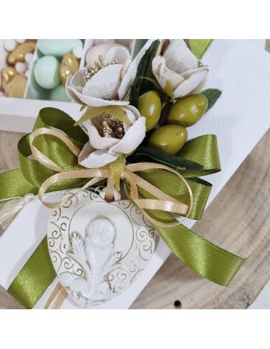 Bomboniere scatoline portaconfetti Comunione cuore pendente| Sindy Bomboniere