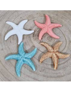 Bomboniere stella marina in ceramica fai da te calamite