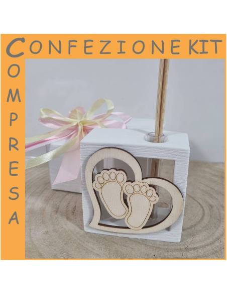 Bomboniere Battesimo profumatori piedini