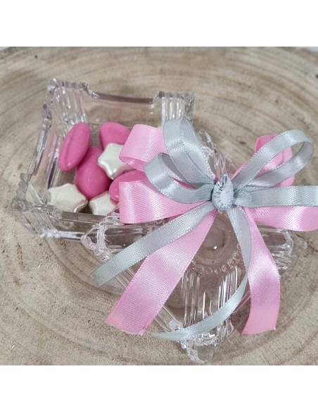 Bomboniere vetro scatola portagioie ideale per ogni evento