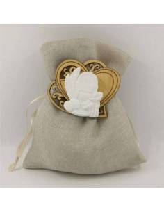 Sacchetti Comunione cuore con icona sacra del calice