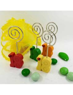 Clip portafoto bomboniere 18 anni colorate