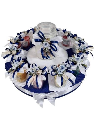 Torta bomboniere Yankee Candle matrimonio fiori capodimonte