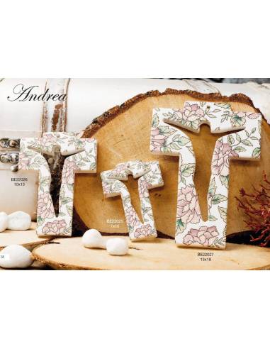 Dolcicose bomboniere tau decoro floreale collezione andrea