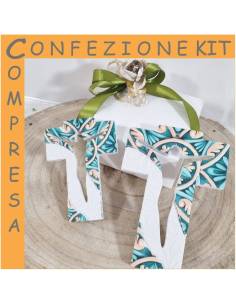 Dolcicose bomboniere Tau linea Cloette Gesù stilizzato