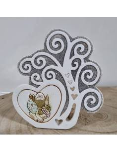 Bomboniere Comunione e Cresima albero della vita cuore