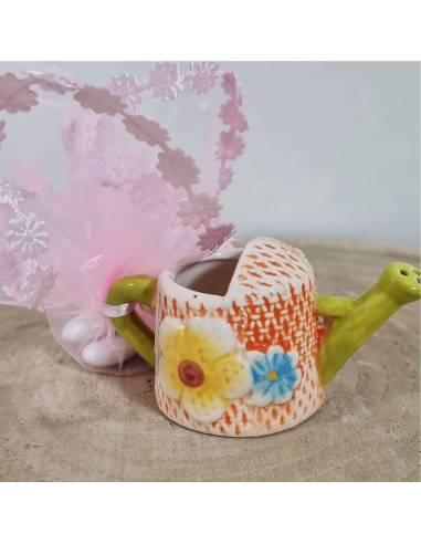 Segnaposto innaffiatoio in ceramica