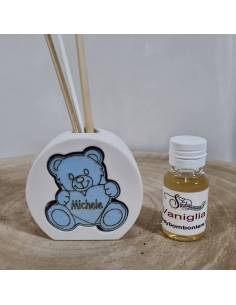 Bomboniere Battesimo profumatori orsetto bimbo personalizzato