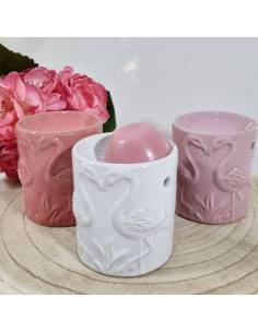 Candele bomboniera cera da sciogliere brucia essenza fenicotteri