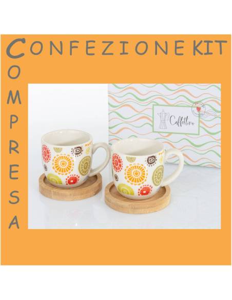 Bomboniere Cuorematto offerte tazzine da caffè utili e complete di confezione