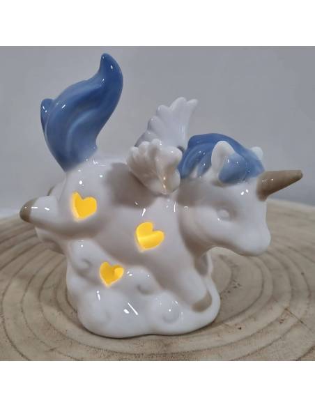 Lampada bomboniere unicorno maschio complete