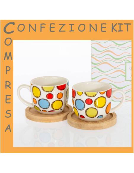 Bomboniera solidale Cuorematto tazzine da caffè