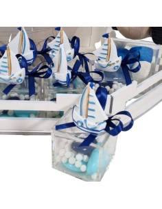 Bomboniere pirata portaconfetti torta barca a vela e salvadanio 2