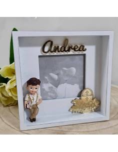 Bomboniere Comunione personalizzate portafoto bambino personalizzato
