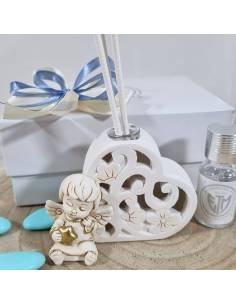 Profumatori bomboniere angioletto cuore traforato