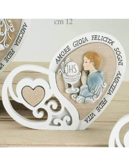 Bomboniere Comunione sacre cuore frasi maschio
